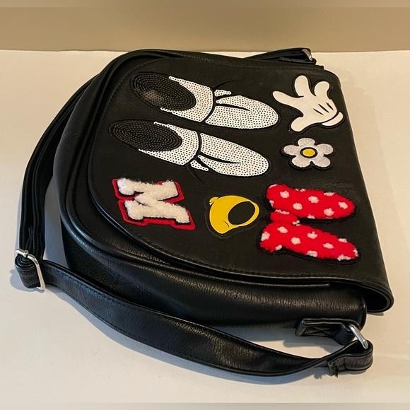 Disney LoungeFly Box Lunch‎ Minnie Mouse Purse Crossbody Messenger Bag RARE - Picture 11 of 12